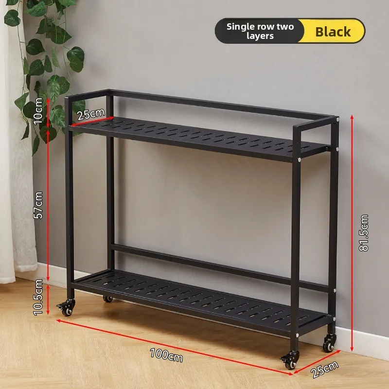 Mobile flower stand Shelf Balcony Courtyard Living room Floor-to-ceiling stand Flower pot shelf Potted plants Flower growing