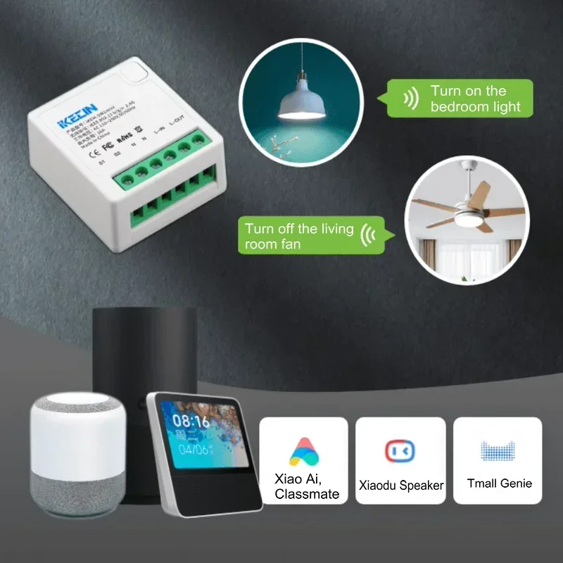 (5 pezzi) 16A Wifi Smart Switch Modulo interruttori luce casa intelligente Controllo bidirezionale Funziona con Smart Life Alexa Google Home Switch,magnetotermico,chint,elettronica-di-consumo,interruttore differenziale