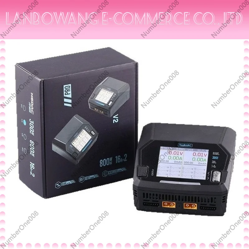 6S Dual RC Balance Charger 800W 16A LiPo Battery Charger AC 300W DC Smart Charge Discharge