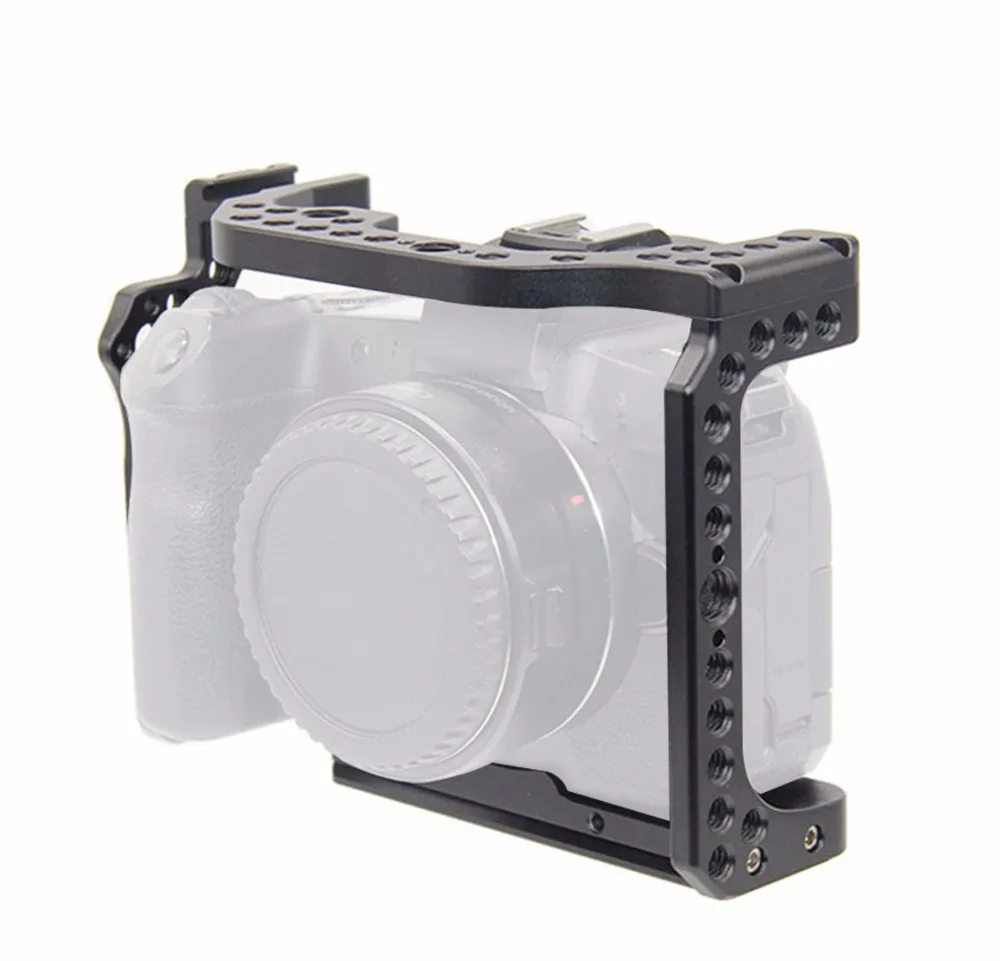 Kamerakäfig für Canon EOS R ILDC / R50V Kamera, passgenau für Arca Swiss Grundplatte, ARRI Cold Shoe Halterung, Video Film Rig Stabilisator – Detail 4