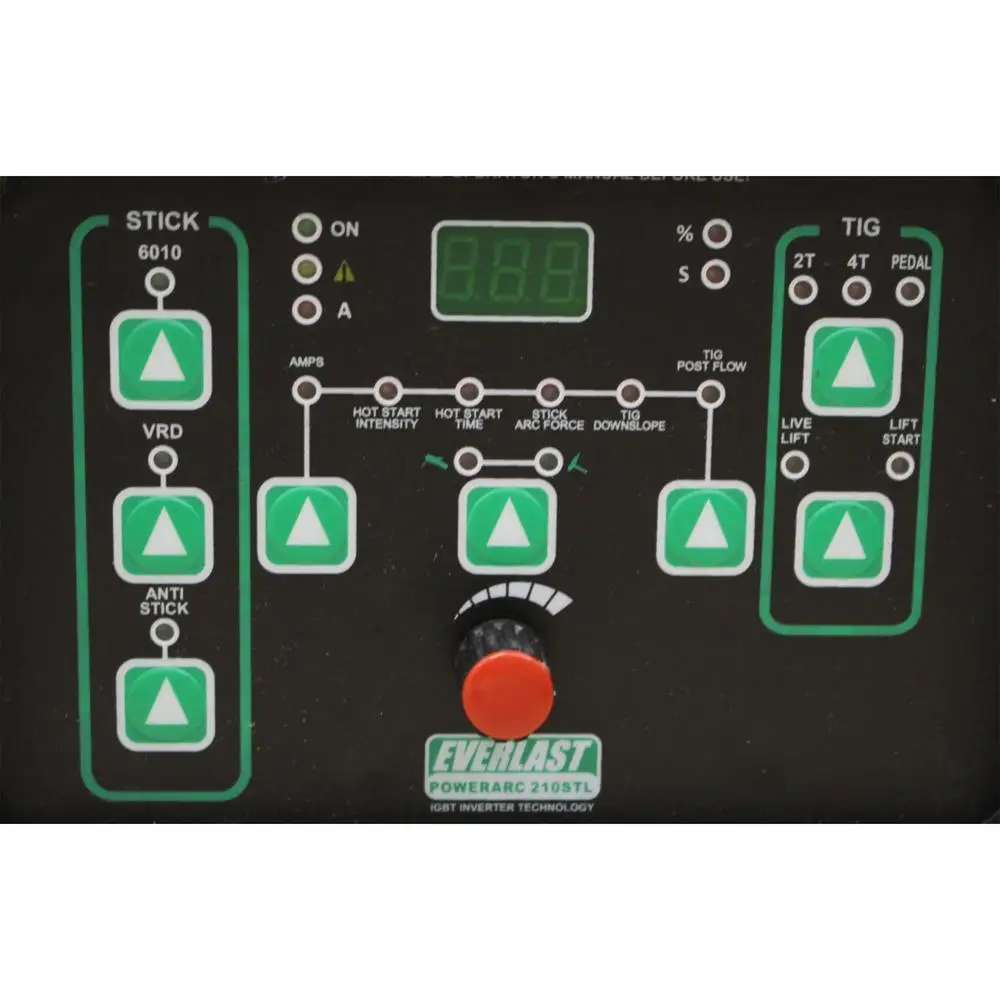 Portable Stick Lift TIG Welder IGBT Inverter E6010 Capable 110/220V Digital Control Welding Machine with Arc Force Control & USB