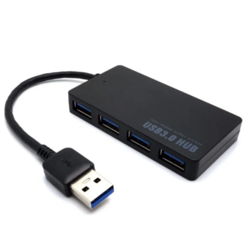 Ultra-Thin USB3.0 HUB with 4 Ports One-to-Four Splitter Super Speed Data Transfer Desktop Computer Peripheral Accessory