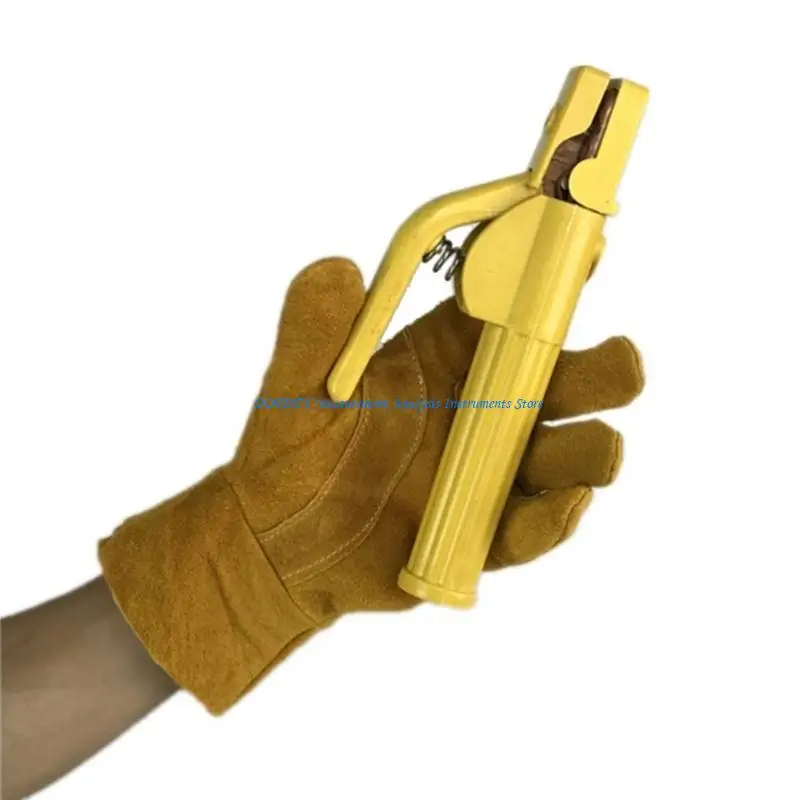 367D Cowhides Welding Gloves Heat Resistant Antislip Protections for Grinding Handling and Construction Work