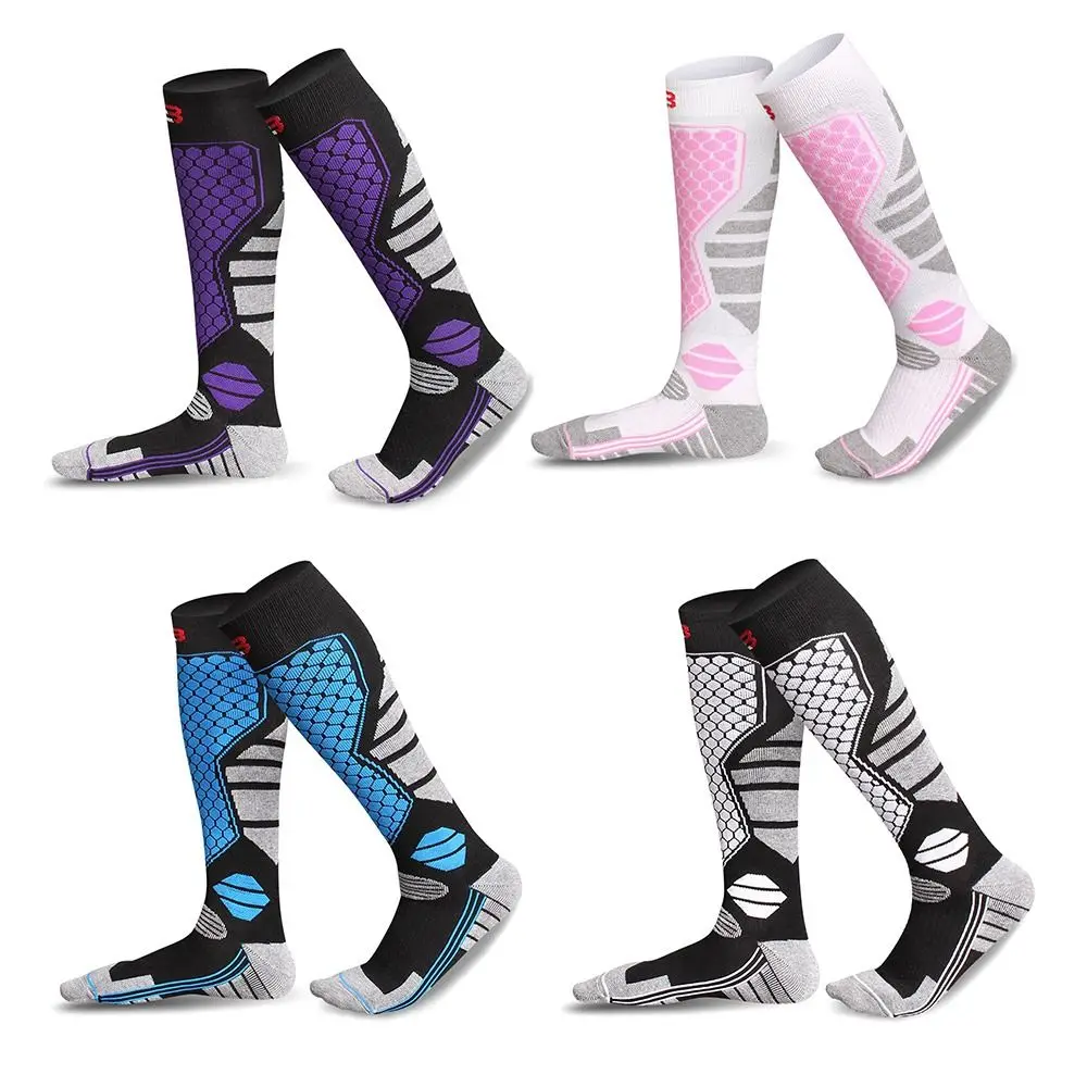 New Anti-slip Ski Socks Breathable Moisture-wicking Snowboard Socks Thermal Thickened Compression Socks