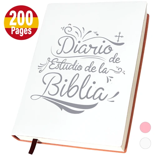 Diario de estudio bíblico con método S.O.A.P español, cuaderno de oración y devocional, regalos religiosos para hombres y mujeres