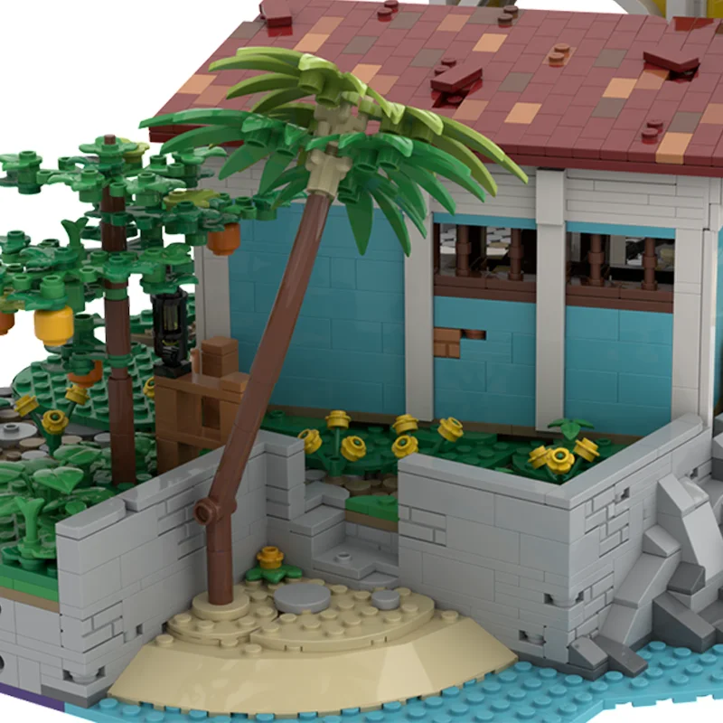 4860pcs MOC Pirates Puerto Santa Maria Livery Stables Model Building Blocks DIY Creative 3D Collection Art Idea Brick Assemble