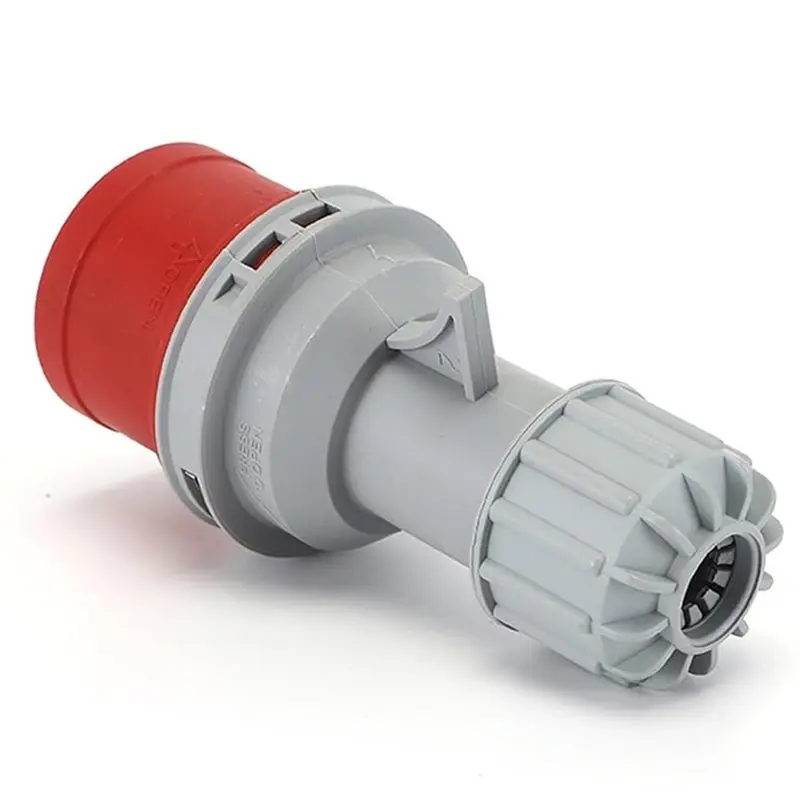 A84E-Waterproof Electrical Connection Socket Connector 5PIN 32A Industrial Plug And Socket Wall Mount EU Standard EU PLUG