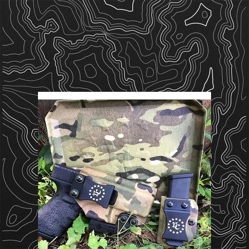 Black Topographic Pattern KYDEX Thermoform Board Sheet Thermoplastic Plate For Knife Sheath Scabbard Holsters DIY Making