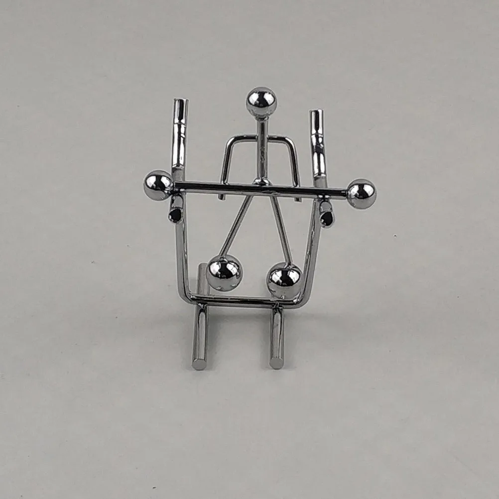

Balanced Ball Tumbler Metal Figurine Desktop Toy Steel Decoration Home Office Gift Physics Demonstrator Tech Building Blocks