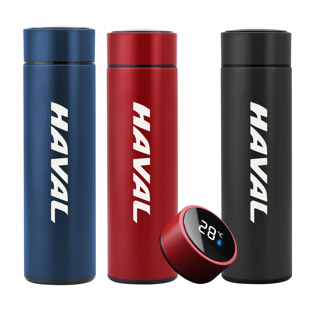 Suitable for Haval f7 h6 f7x h2 h3 h5 h7 h8 h9 car portable thermos cup digital display temperature coffee cup