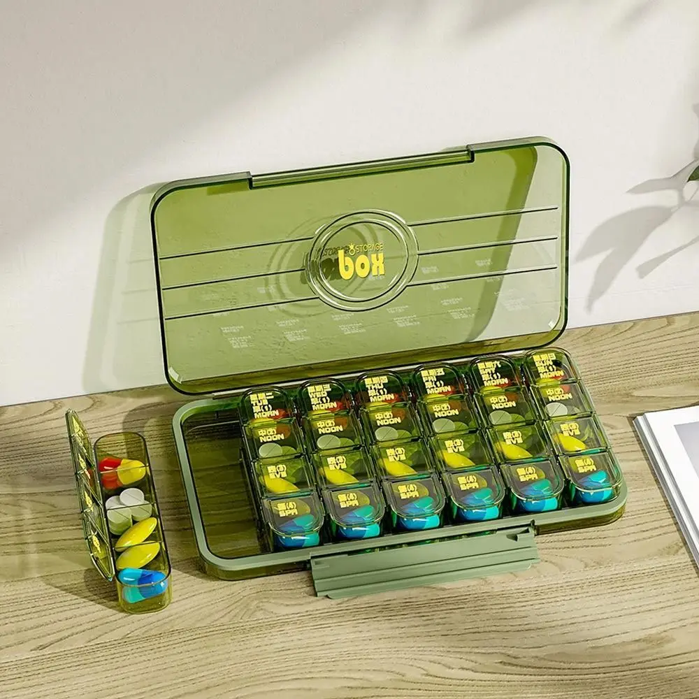 Travel Separated Pill Box Multi Grid Portable Medicine Organizer Drug Dispense Dustproof Pills Organizer Case Pills