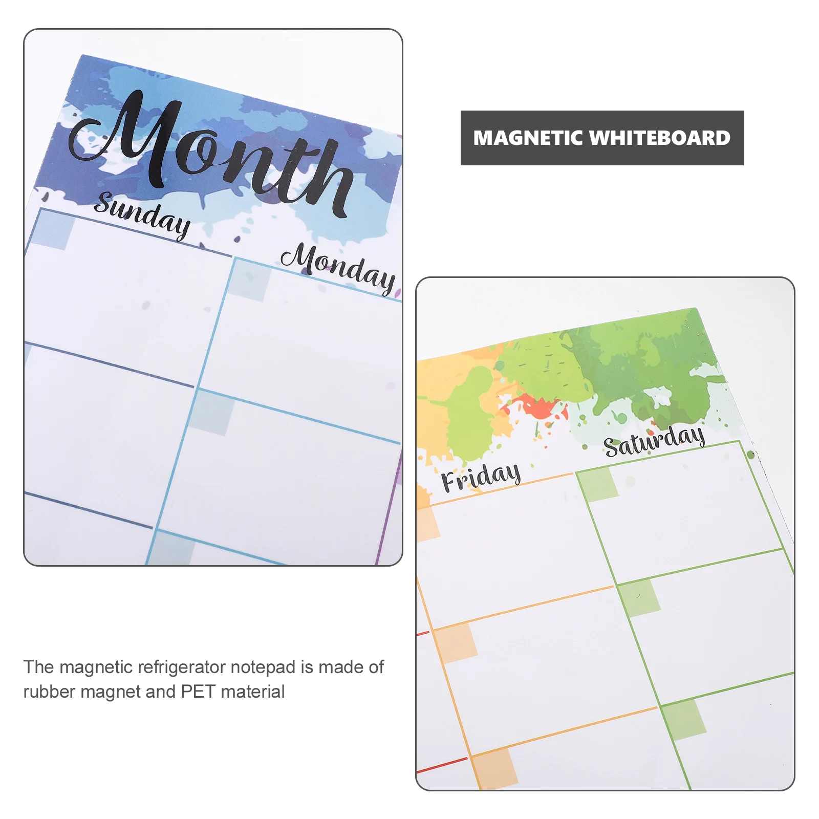 

Magnetic Whiteboard Planner Board For Fridge Dry Erase Calendar Organizer Small Portable Notepad For Office Home School