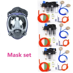 Four-In-One Functional Air-Supply Industrial Respirator System 6800 Air-Supply Full-Face Mask protection work Gas Mask Full mask