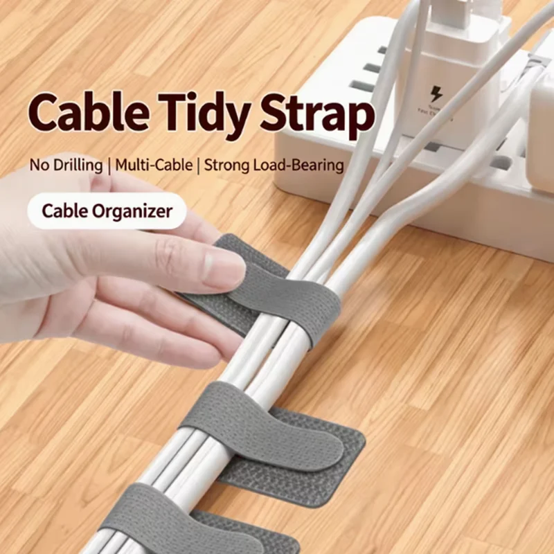 20pcs Wire clip fastener, self-adhesive wiring bundle tape, wall wiring organizer, computer wire clip net wire arrangement