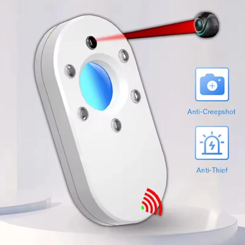 

Охоронная сигнализация с зарядкой через USB, недавно модернизированная антишпионская камера, детектор скрытой камеры, инфракрасный автоматический детектор с точечным отверстием для отеля, кровать, сканер