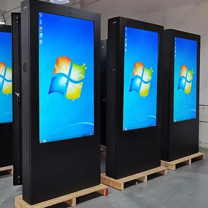 OEM/ODM 55 65 75 86 98 Inch Floor Stand Outdoor LCD Advertising Kiosks Digital Signage And Displays For Shopping Mall