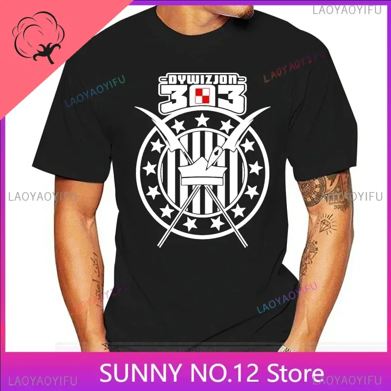 DYWIZJON 303 Polska Meska Koszulka Patriotyczna Polski 303 Squadron Division tshirt men summer fashion t-shirt