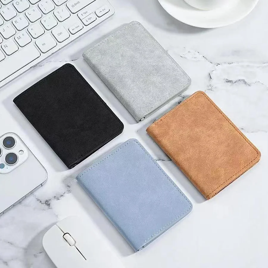 Unisex Mini Wallet Card Holder, Ultra Thin Vertical Multi-Slot Driving License Card Case