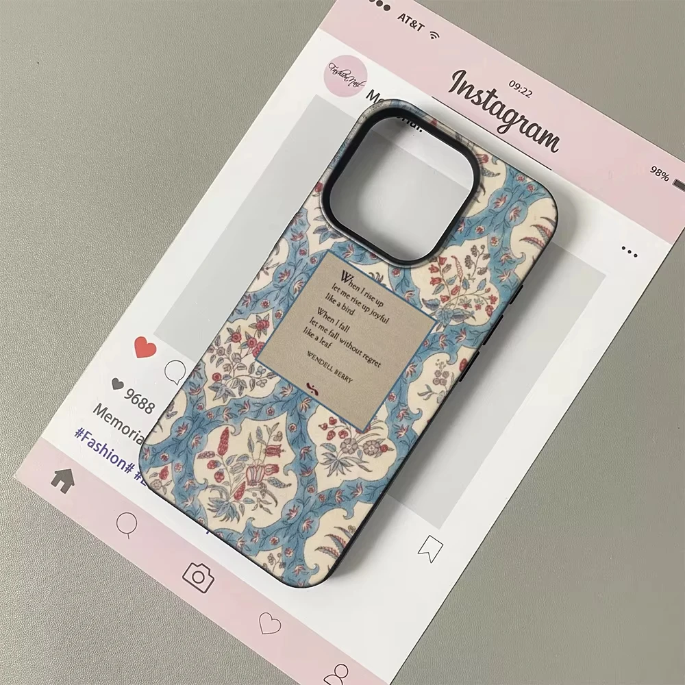 Чехол для телефона в винтажном – обзор и цена Vintage Floral Pattern Soft Case