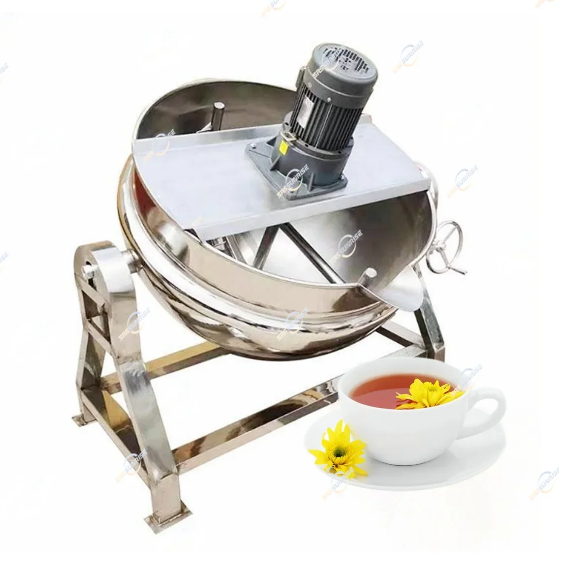 Low Price Commercial Restaurant Caramel Sauce Making Automatic Equipment Gas Jacketed Kettle