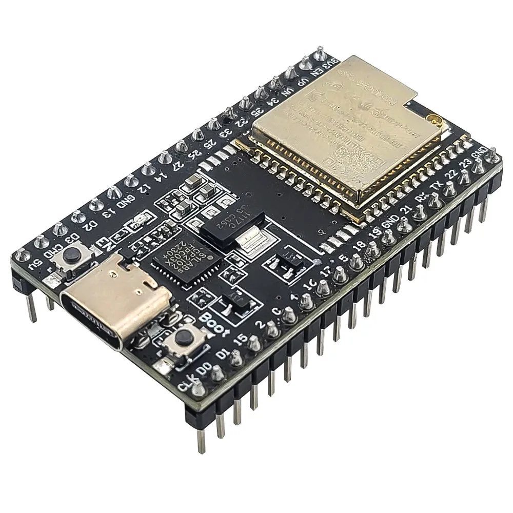 ESP32 Development Board with IPEX Port Expansion Board Kit ESP32-WROOM-32U BT Wifi Module Type-C 38PIN CP2102 ESP32-DevKitC