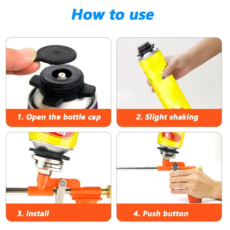 Foam Expanding Spray Gun Foaming Jet Glue Gun Metal Polyurethane Trigger Sprayer Pump Sealant Caulking Tool for House Renovation