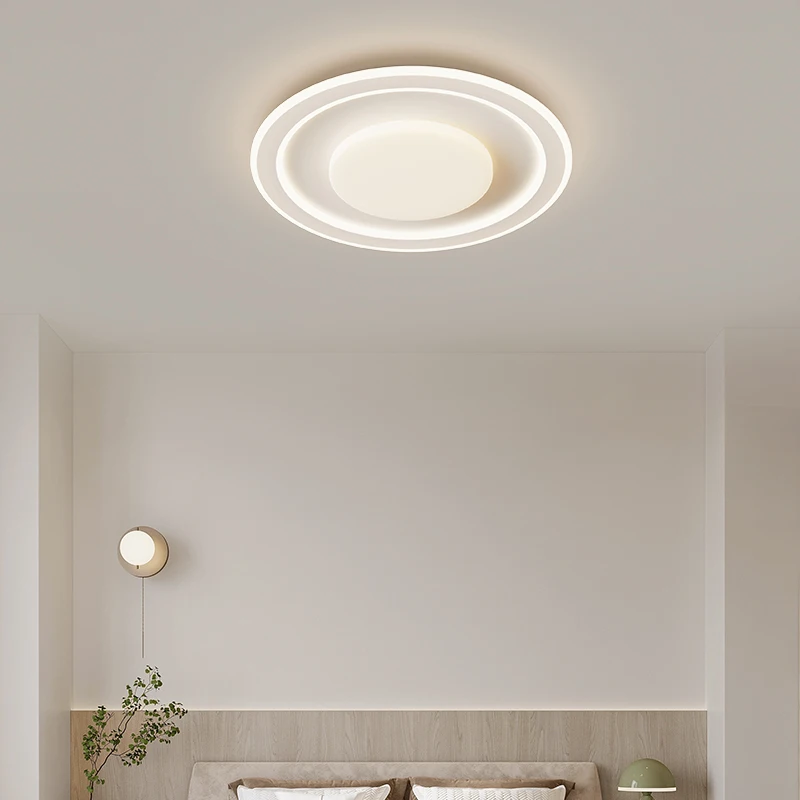 Plafonniers LED carrés pour la maison, éclairage blanc, lampes de décoration, Lustres ronds modernes, chambre à coucher, salon