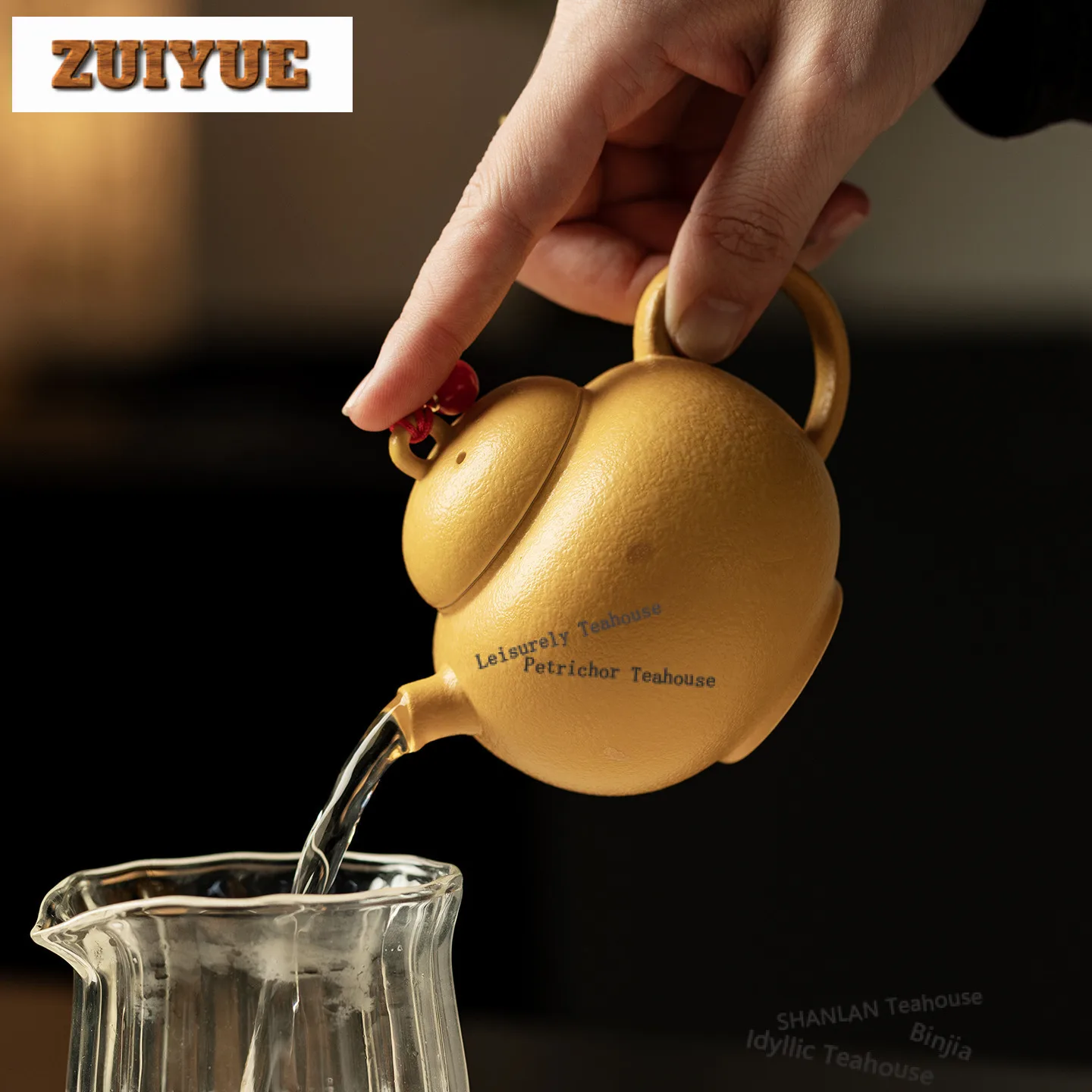 Sprinkle Gold Teapot Vintage Tea Infuser Pot Tea Brewing Kettle With Ball Hole Flower Tea Chinese Tea Set Supplies Decoration