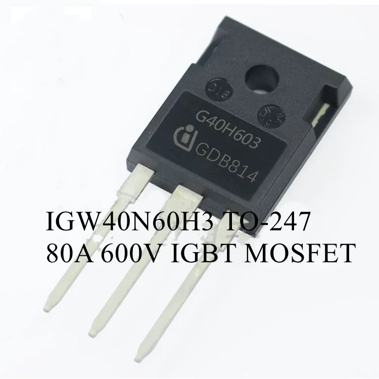 (5pcs/Bag) IGW40N60H3 G40H603 TO-247 80A 600V IGBT Field-Effect Transistor