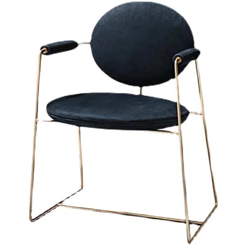 

Nordic Metal Light Luxury Italian Chair Modern Simple Home Fashion Personality Villa Clubhouse Dining Chair