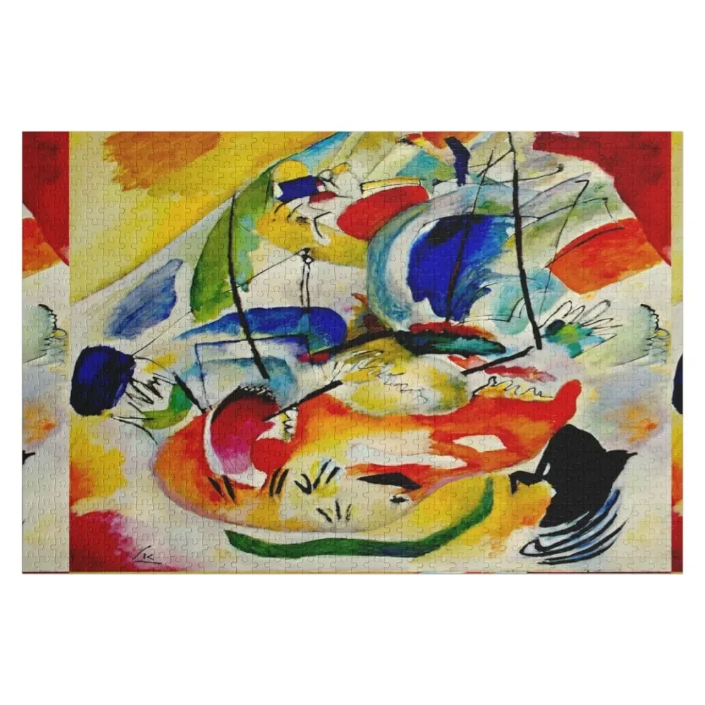 Wassily Kandinsky Improvisation 31- Sea Battle Kandinsky Abstract Art Jigsaw Puzzle Personalized Name Puzzle