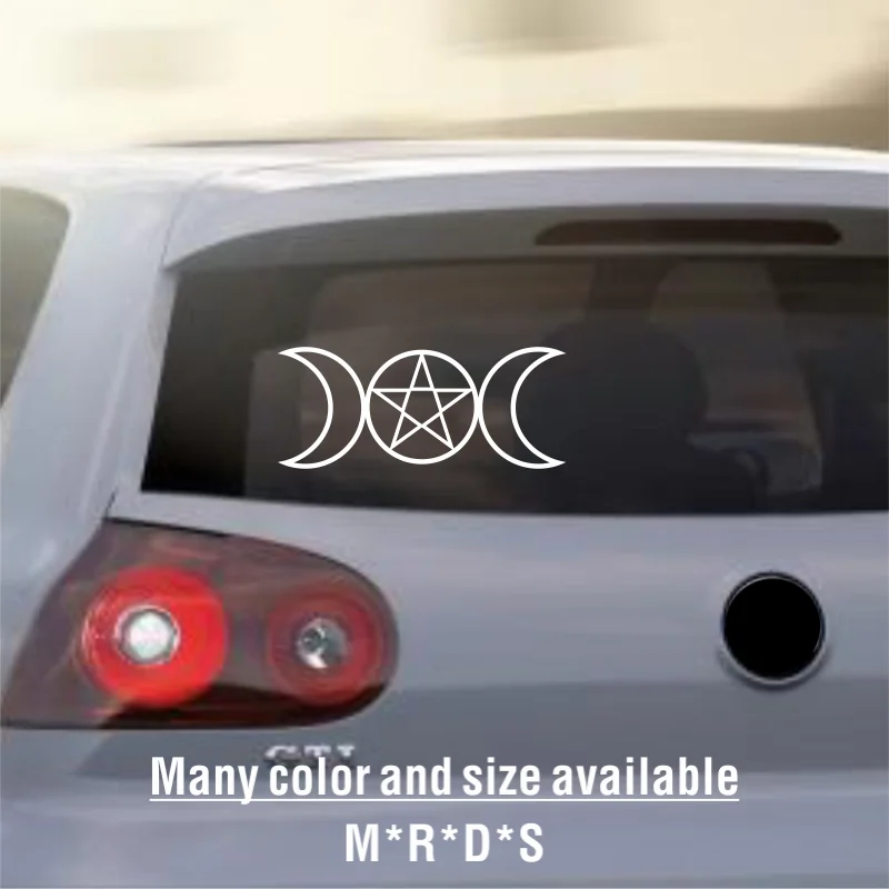 Triple Goddess Hecate Vinyl CAR DECAL Pagan Wiccan New Age Art Decor Removable Laptop Sticker For Apple MacBook Decoration #201