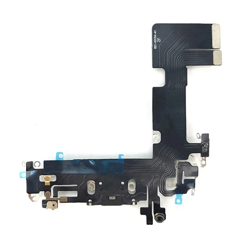 Conector de base de repuesto para Iphone 13, carga/puerto de auriculares, Cable flexible con micrófono