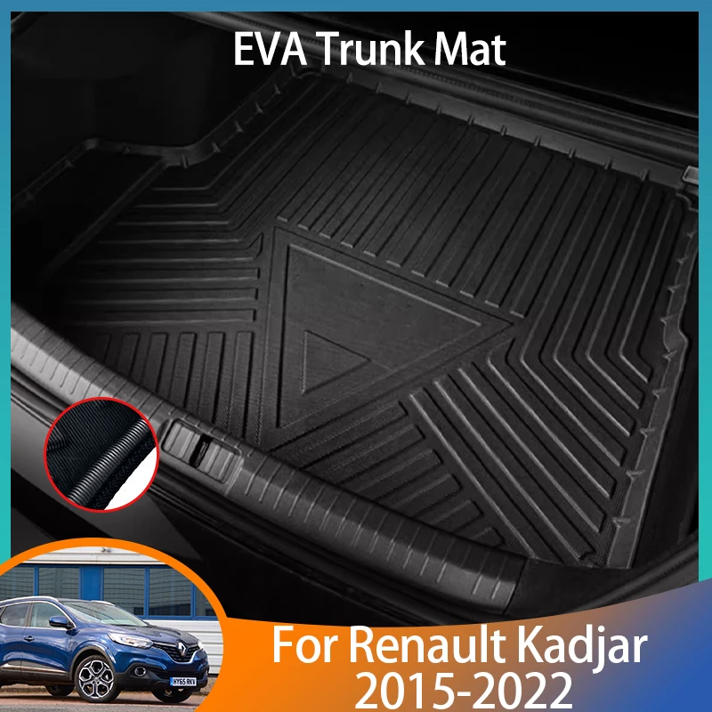 

For Renault Kadjar Accessories 2015-2022 2016 2018 2020 Auto Trunk Mat Floor Tray Liner Cargo Boot Carpet Waterproof Anti-slip