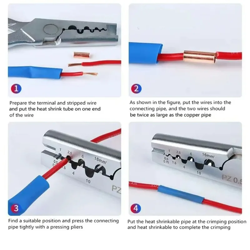 Kit De Viroles Pour Sertissage Fil Cuivre – 700 Pièces, 7 Tailles, Connexions électriques