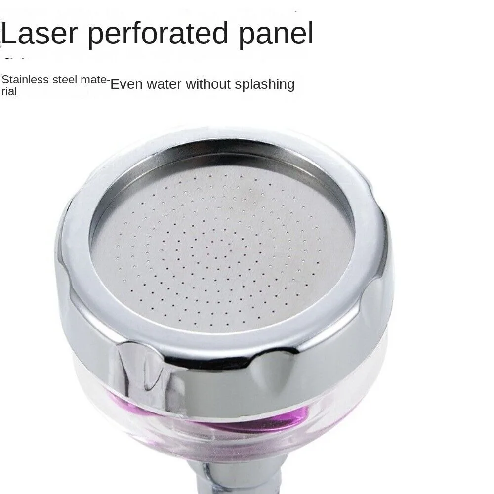 360 ° دوران صنبور Turbocharged سبلاش واقية العالمي دش رئيس قابل للتعديل تمديد أنبوب المطبخ صنبور الفوار حوض غسيل #2