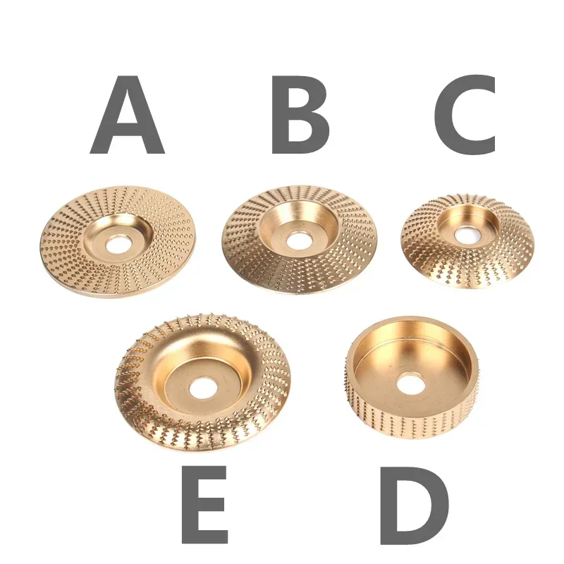 1PC 16mm Bore WoodWorking tools Grinding Wheel Rotary Sanding Wood Carving Tools Abrasive Disc For Angle Grinder