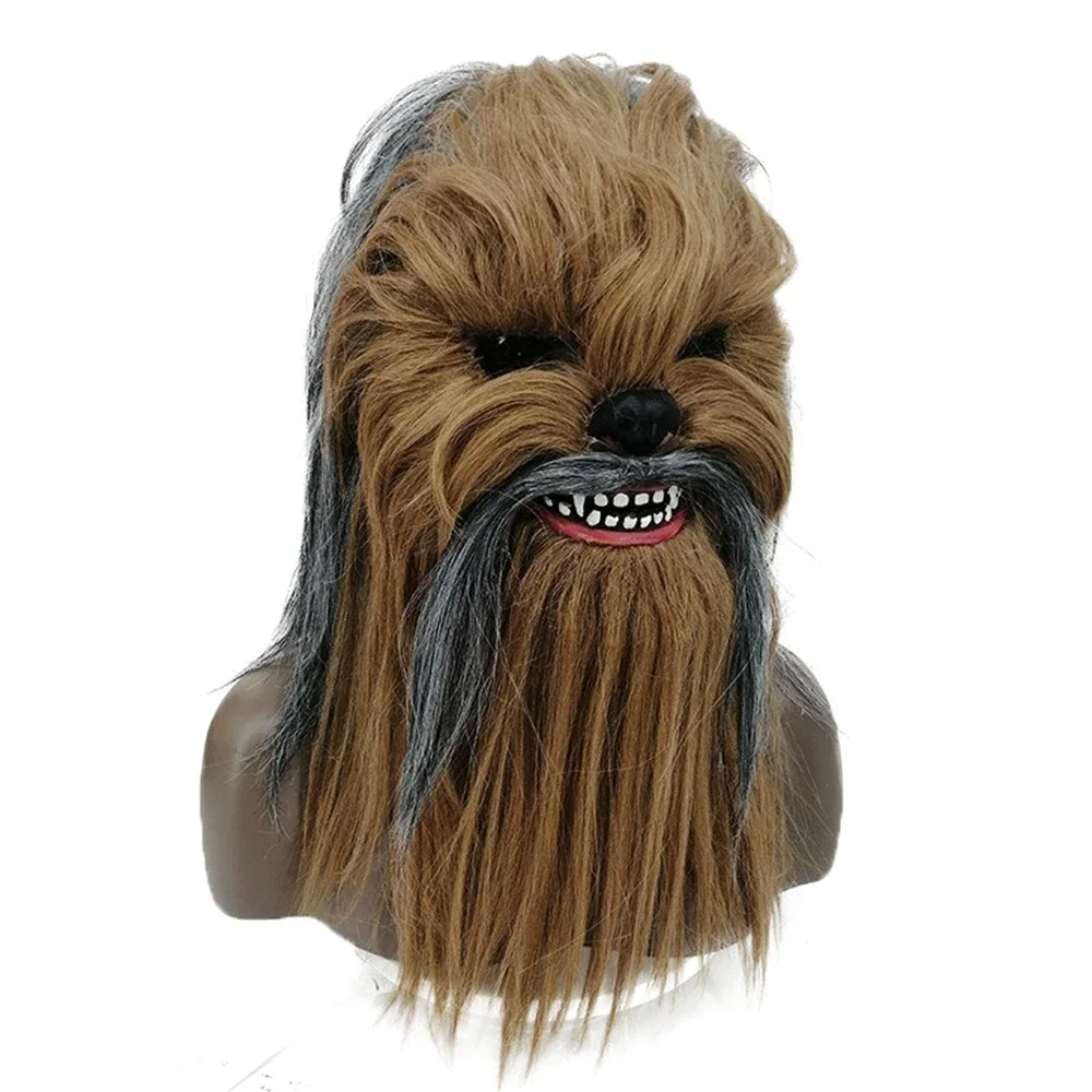 

Revenge of the Sith Chewbacca Chewie Cosplay Costume Adult Unisex Latex Mask Helmet Halloween Party Carnival Props