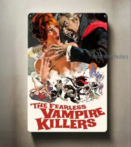 The Fearless Killers Movie Metal Poster - Collectable Tin Sign 20x30cm-aluminum