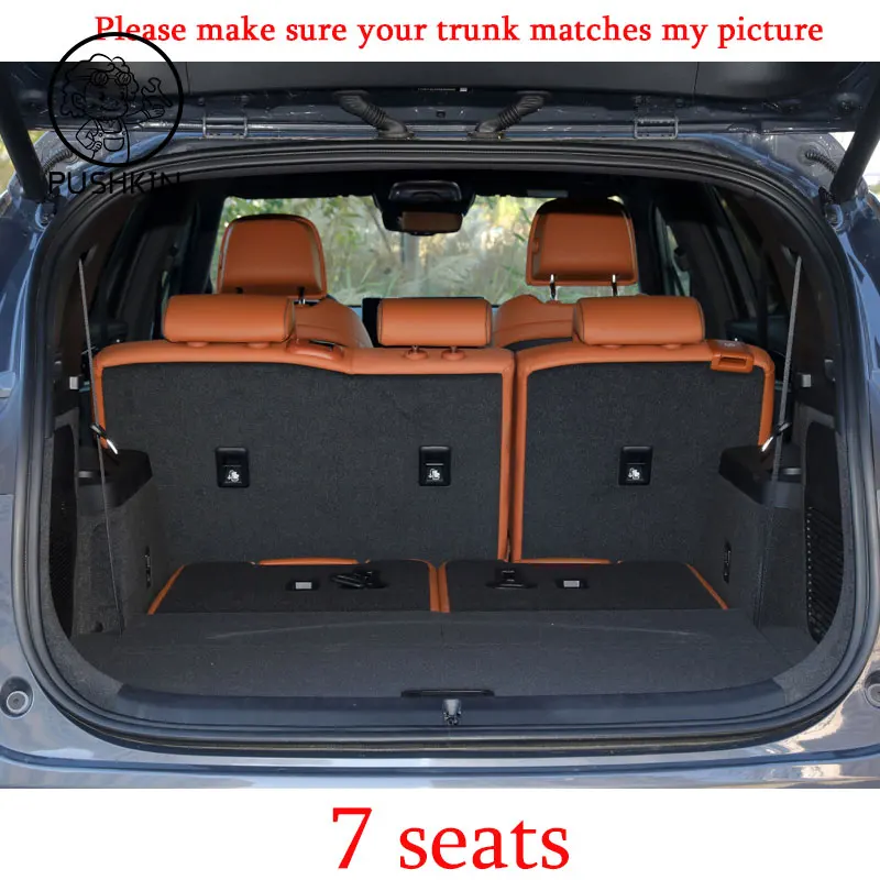 Car Trunk Mats Waterproof Boot Carpets Car Mat Interior 7 Seats For BYD TANG 2022 2023 2024 2025 Accessories