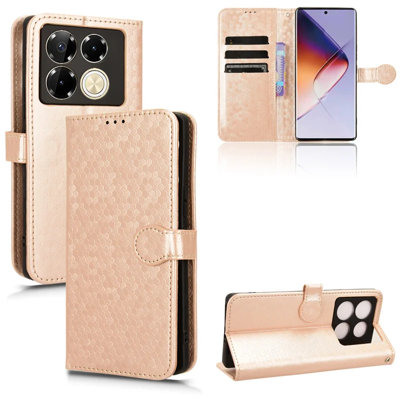 For Infinix Note 40 Pro 4G Case Luxury Leather Flip Wallet Phone Case For Infinix X6850 Cover Stand Function Card Holder