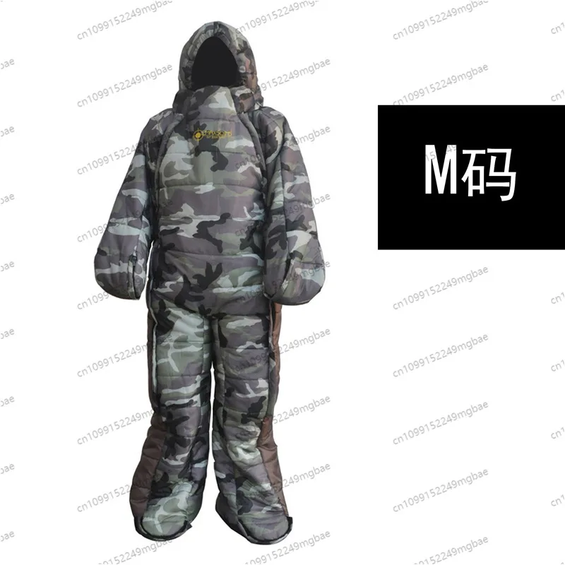 Outdoor camping sleeping bag hospital escort warm and cold night reading vigil sleeping bag mummy sleeping bag