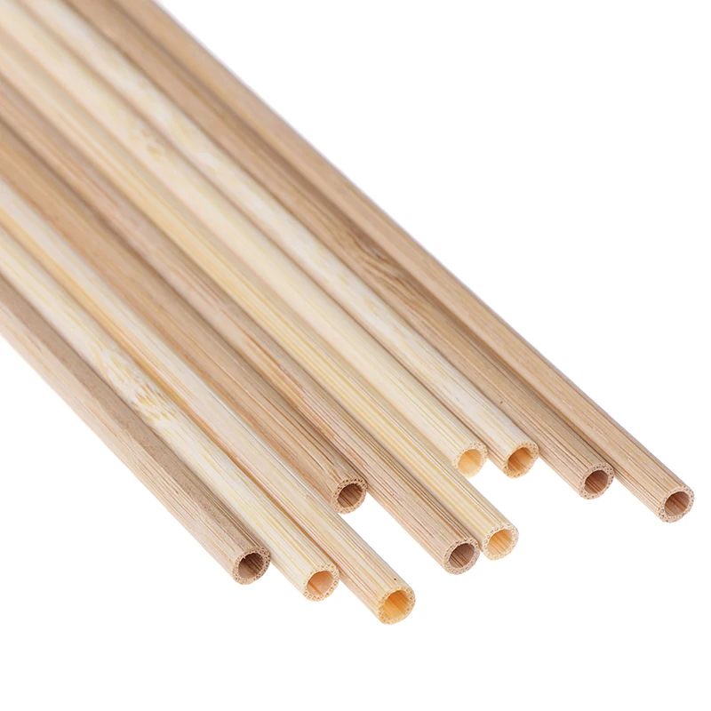 5Pcs Bamboo Drinking Straws Environmentally Friendly Household Utensils Straws-New