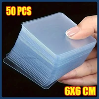 Ultra-strong Glue Double Sided Adhesive Tape Transparent Square Wall Stickers Patch for Bathroom Seamless Waterproof Nano Tapes