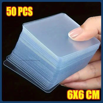 Ultra-strong Glue Double Sided Adhesive Tape Transparent Square Wall Stickers Patch for Bathroom Seamless Waterproof Nano Tapes