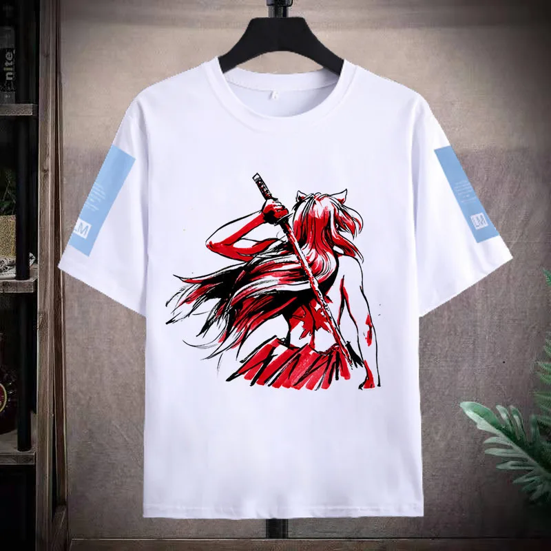 Inuyasha animation peripheral clothes Orange Terrier kill Marugowei two yuan short sleeve T-shirt men's and women's summer tops