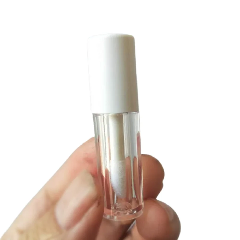 50/100/300Pcs Empty Lip Oil Bottle Liptint Tube 1ML White Black Mascara Liquid Lipstick Container Makeup Small Lipgloss Tube