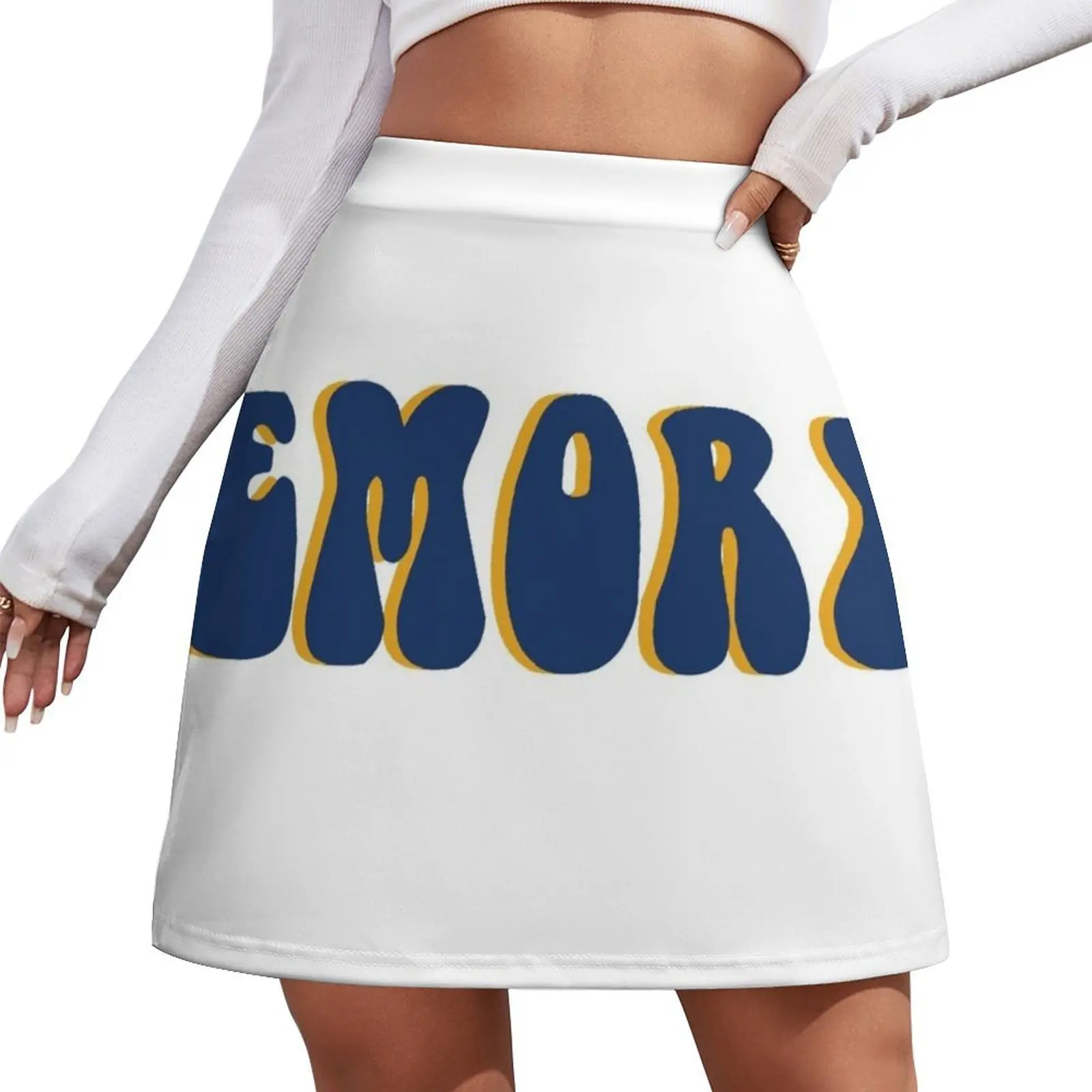 Emory Sticker Mini Skirt 90s vintage clothes women clothing 2025 new arrivals Sexy mini skirt