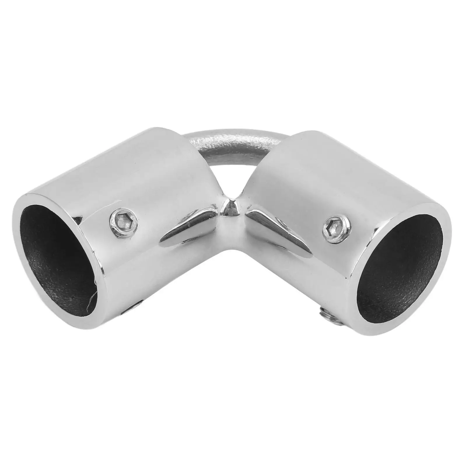 

90° Boat Pipe Connector 2 Way Boat Hand Fitting Antioxidation Salt Water Resistant 22mm Stainless Steel for