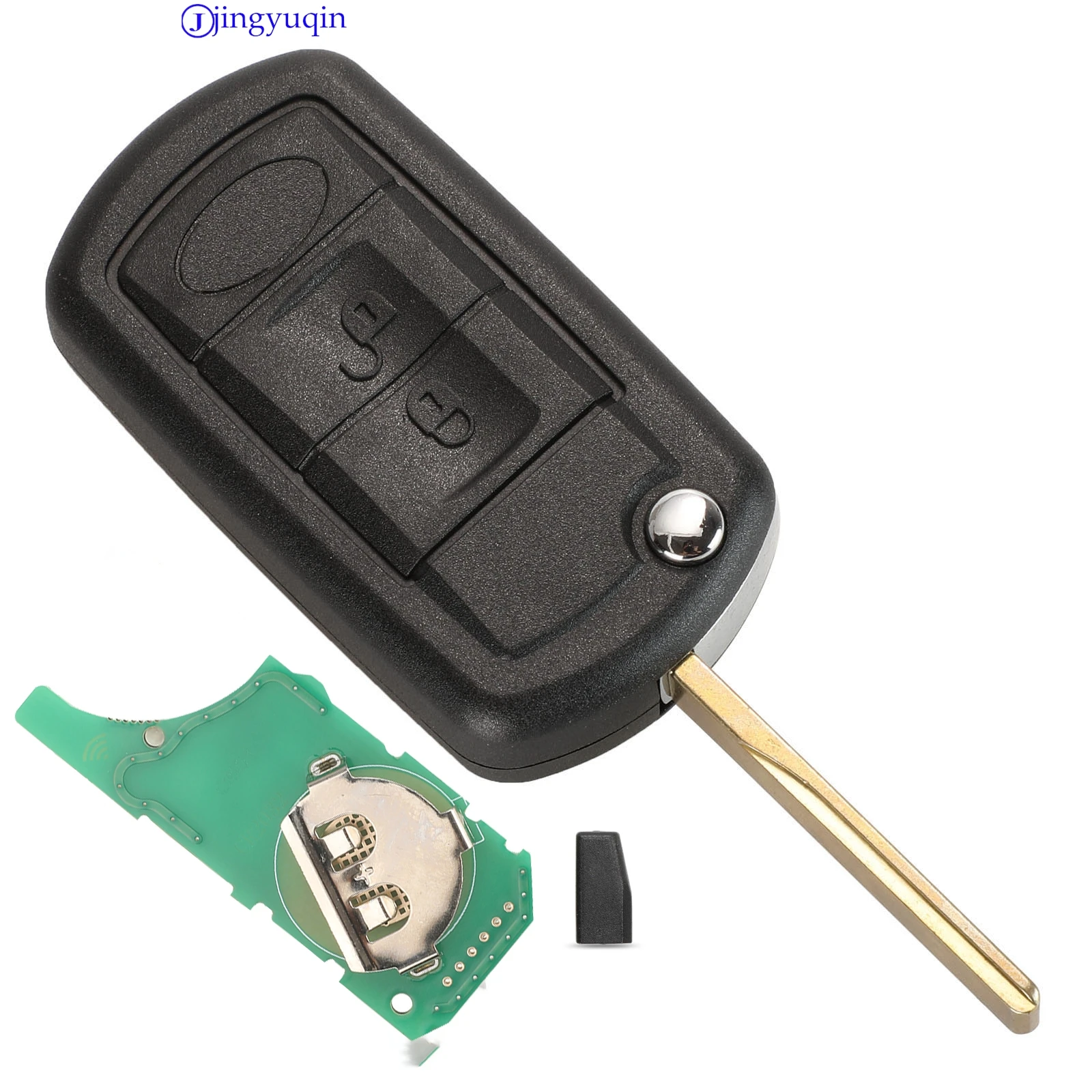 jingyuqin New Remote EWS ID44/ID46 315/433.92Mhz Flip Car key For LAND ROVER Range Rover Vogue 2006-2009 HU92 3BTN Control